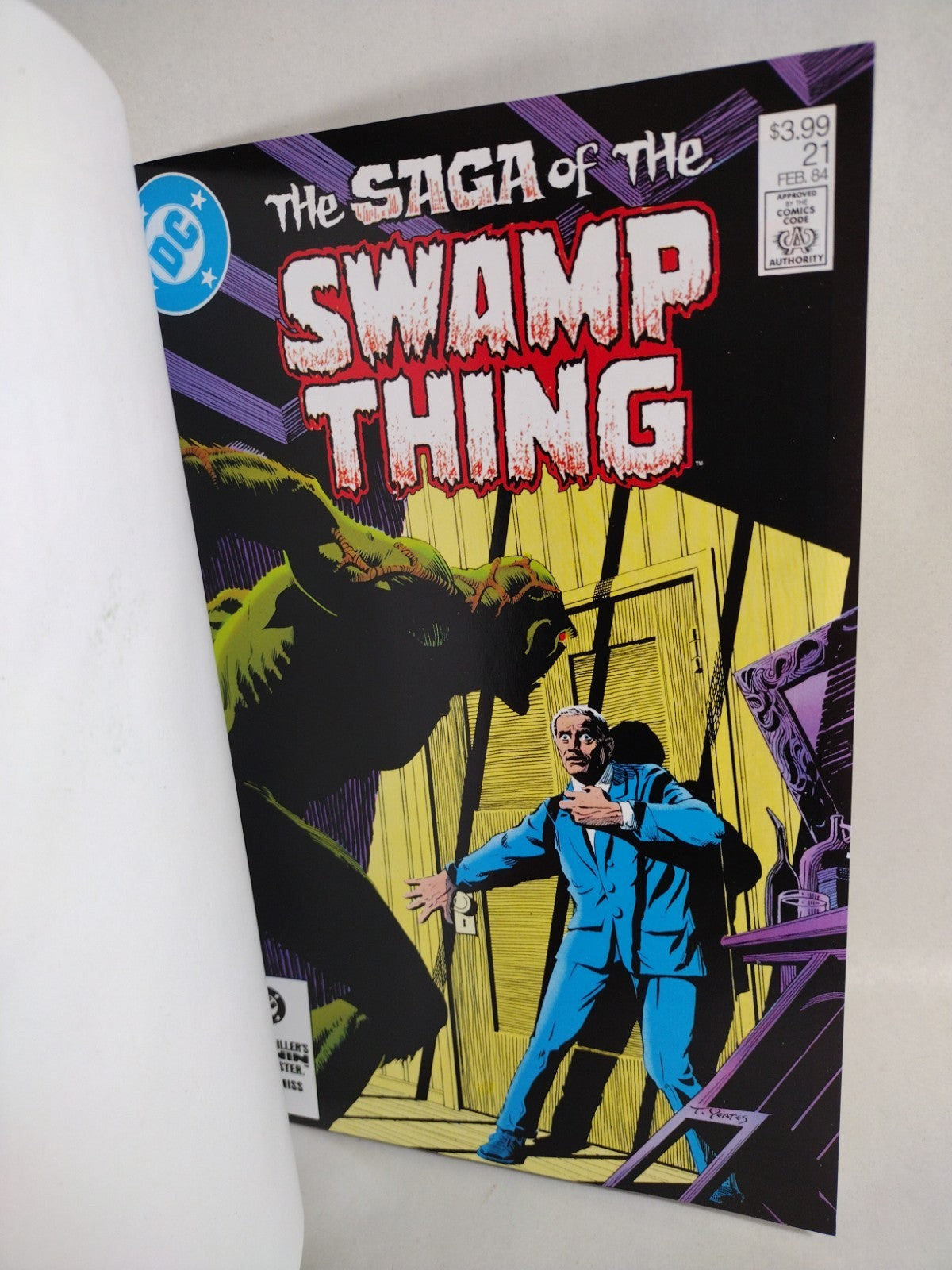 Saga Of Swamp Thing 21 (2026) DC Facsimile Ed Sketch Cover W Original DCastr Art