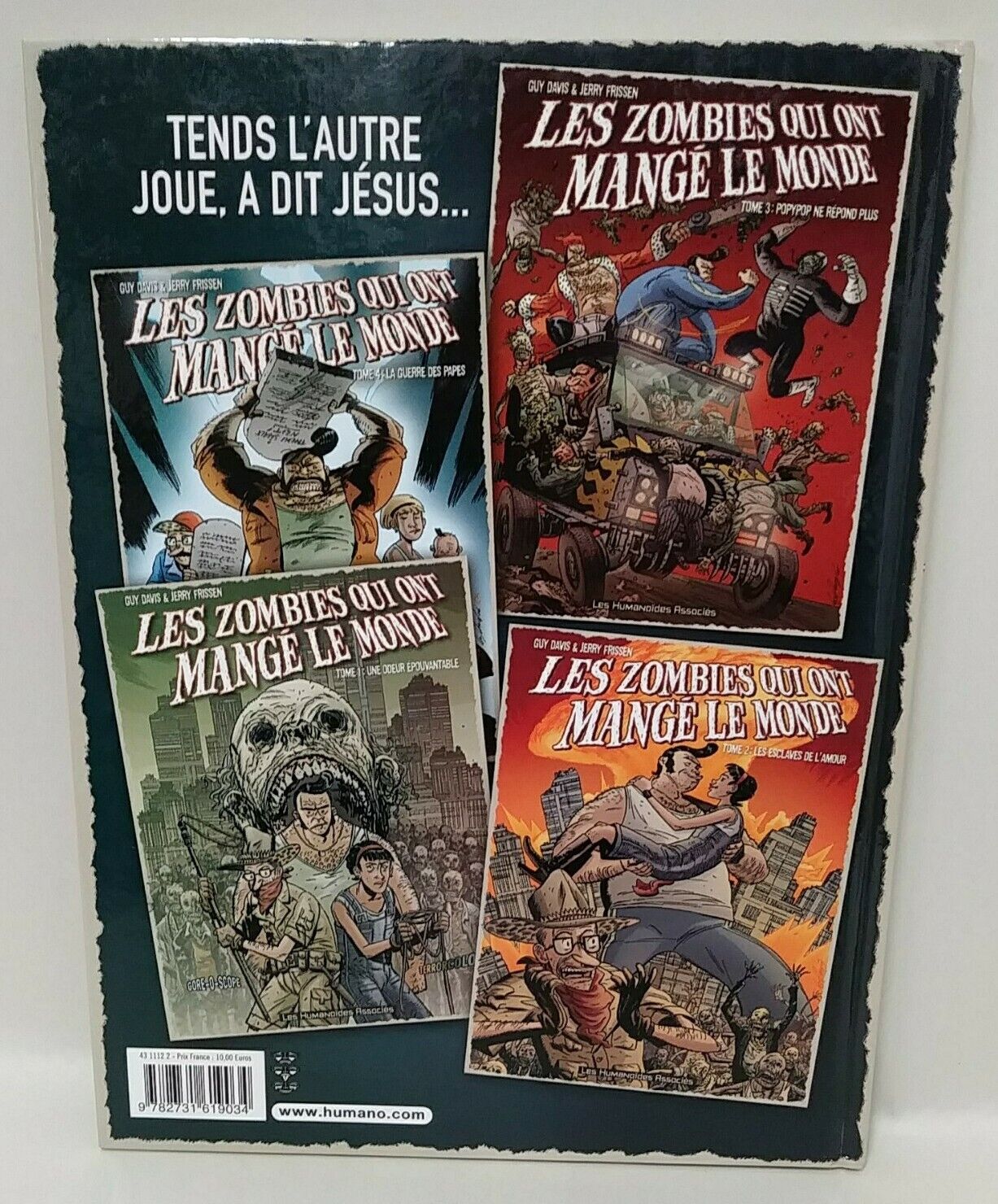 Les Zombies Qui Ont Mangé Le Monde Vol 4 (2008) HC Signed 3x French Text