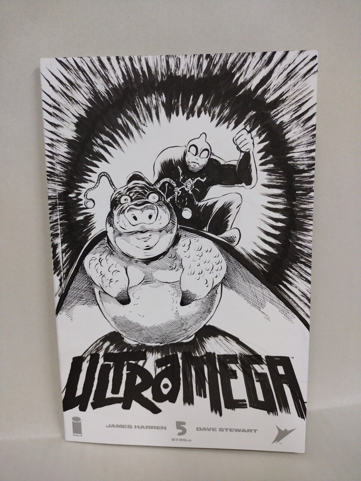 Ultramega #5 (2024) Image Skybound Comic Sketch Var W Original Dave Castr Art