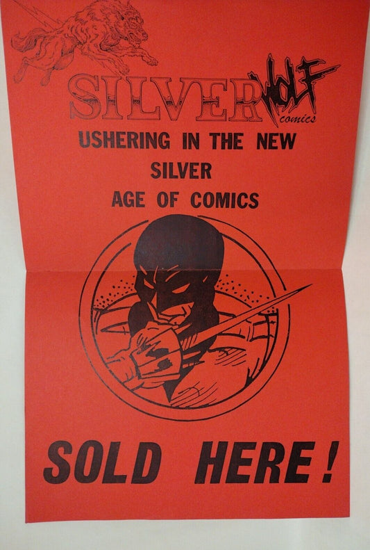 Grips (1986) Silverwolf Direct Sales Advertisement 11 X 17" Flyer Poster Rare