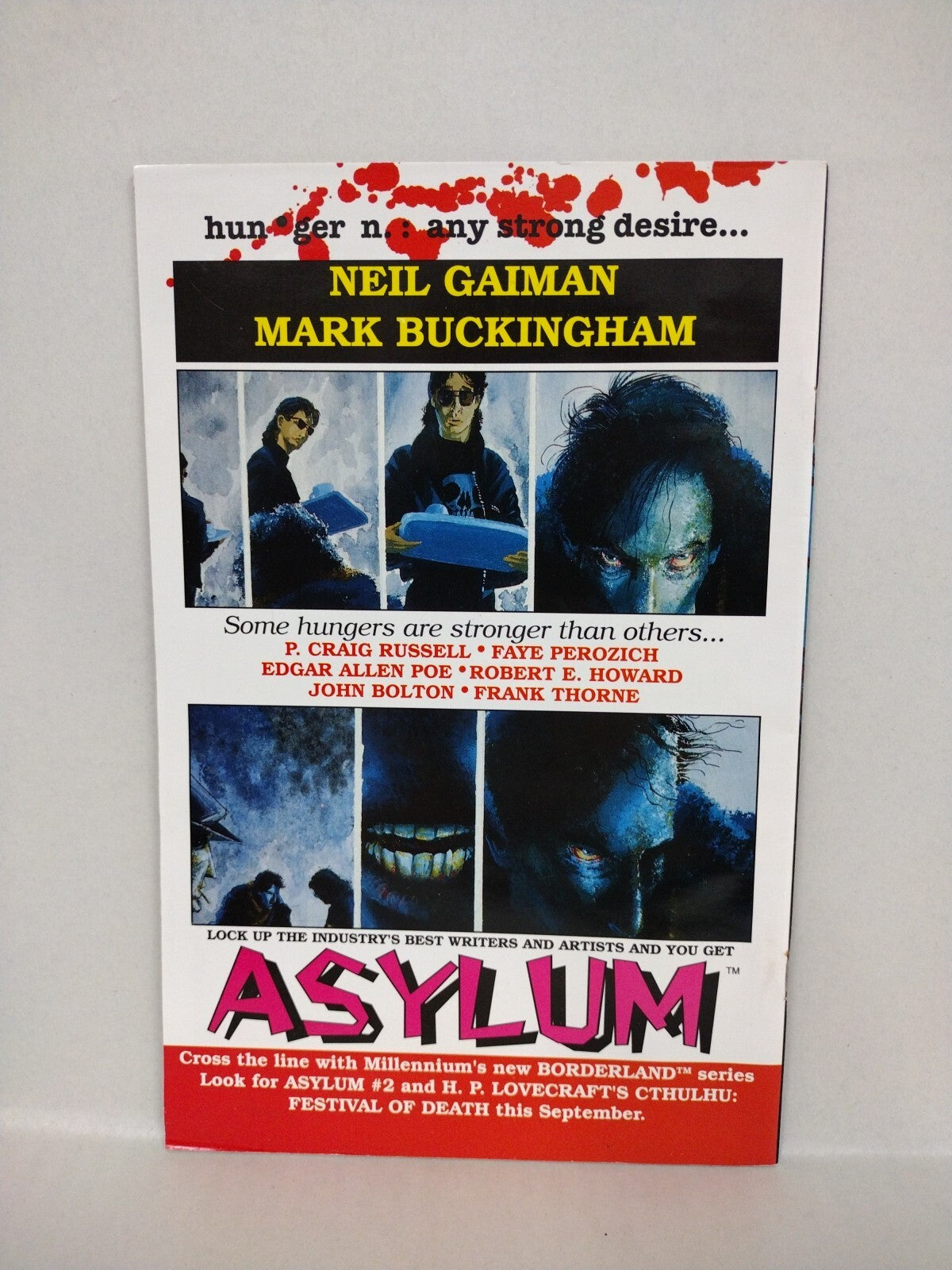 ASYLUM (1993) Complete Millennium Comic Set 1 2 3 Craig P Russell Al Williams 