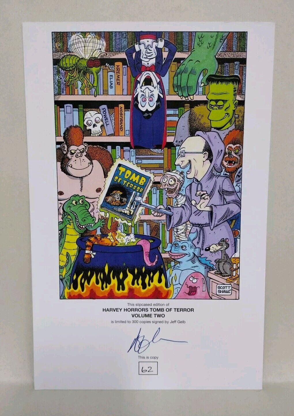 Tomb Of Terror Vol 2 (2013) PS Artbooks Slipcase Signed Ed Jeff Gelb 62/300 New