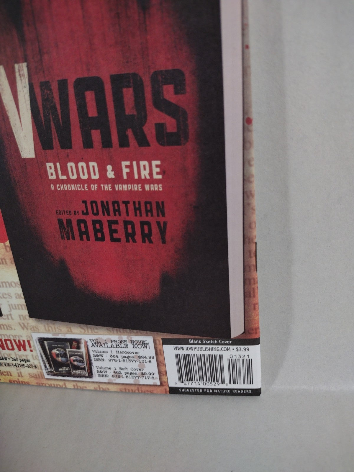 The Maxx #13 (2014) Sam Keith IDW Blank Sketch Variant Cover Comic New NM