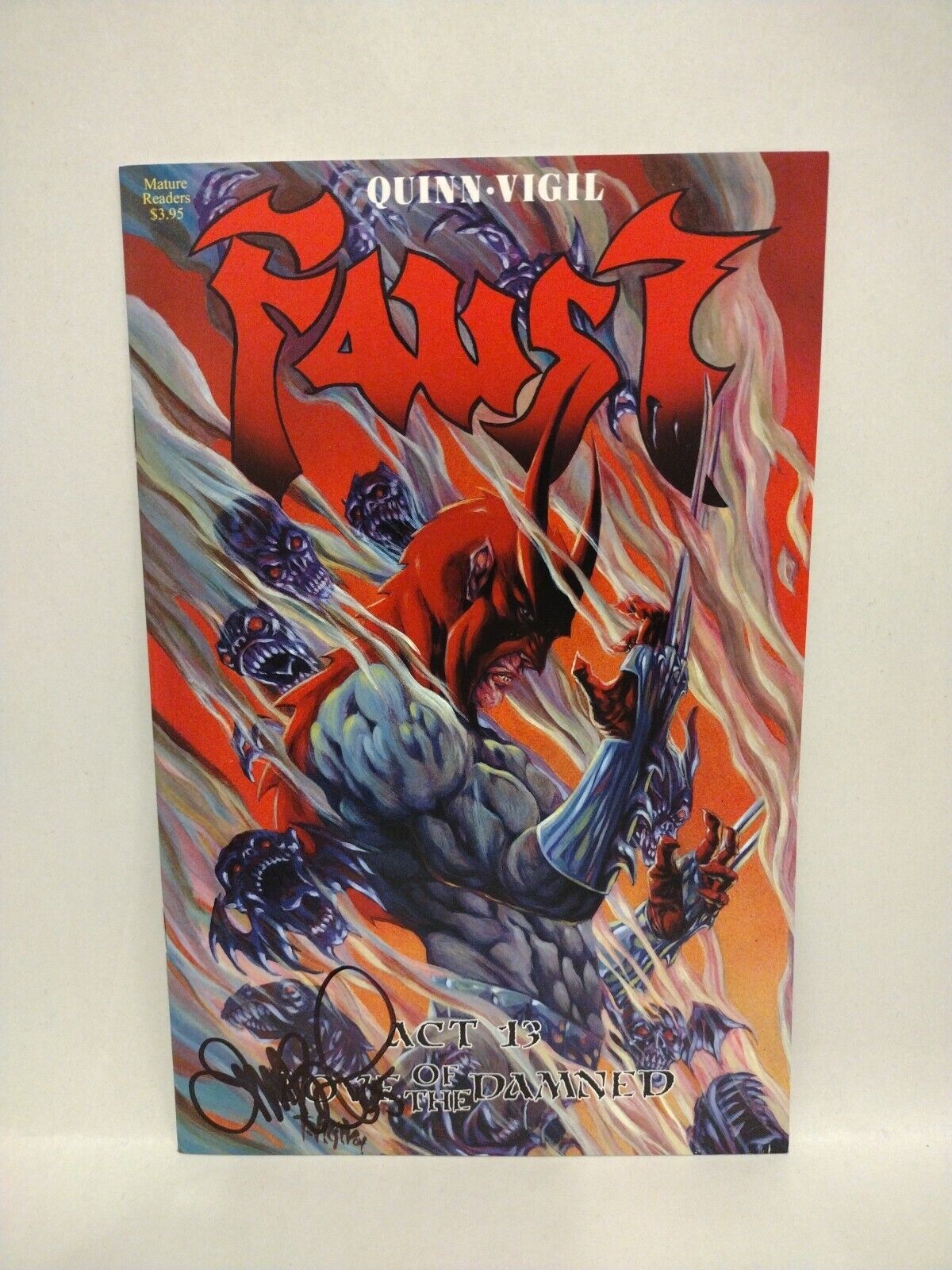 Faust Love Of The Damned #13 (2005) Comic Lot Set 1st 2nd Print Signed Tim Vigil