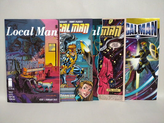 Local Man (2023) Comic Lot Set #1 2 3 Gold #1 1st Print NM