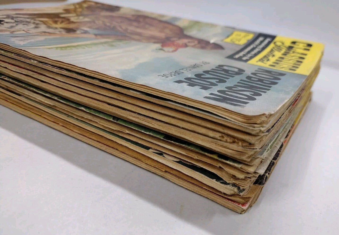 Lot Of 12 (1962-1964) Classics Illustrated Reader Comics Frankenstein 20k League