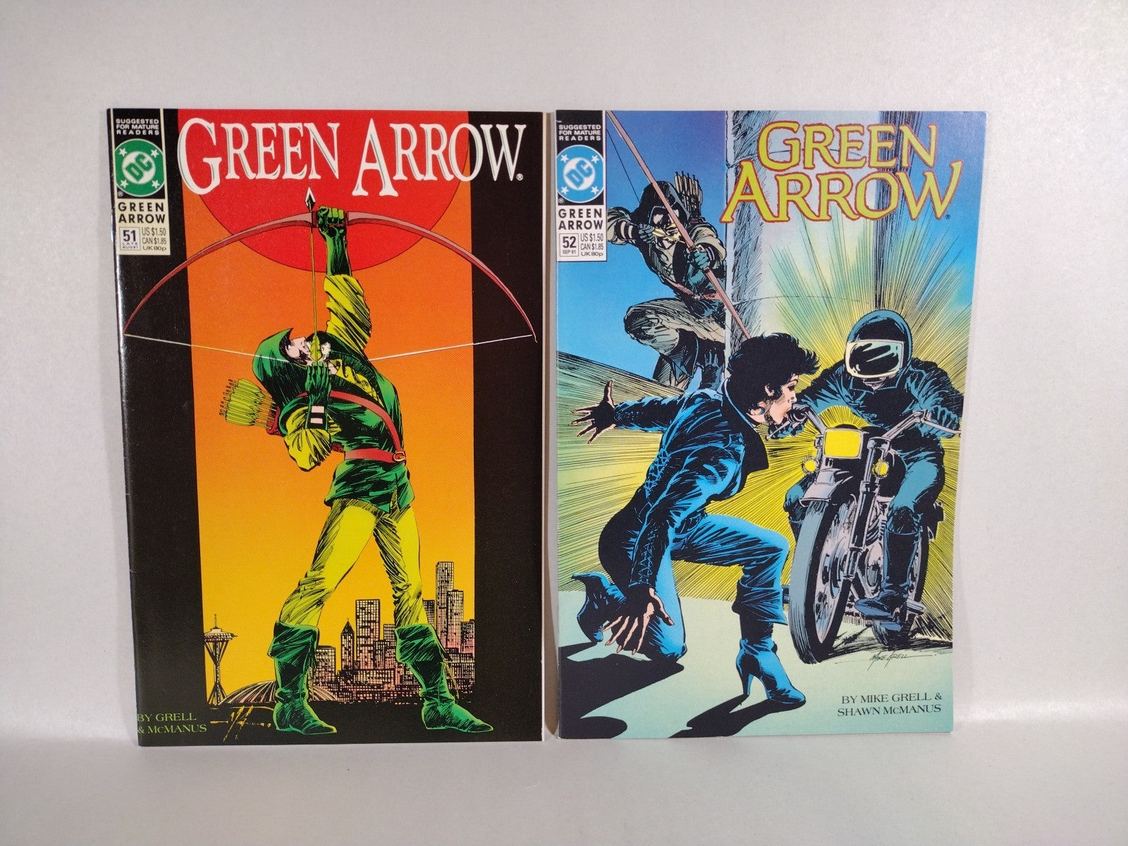 Green Arrow (1988) DC Comic Mike Grell 34 Issue Lot VF-NM