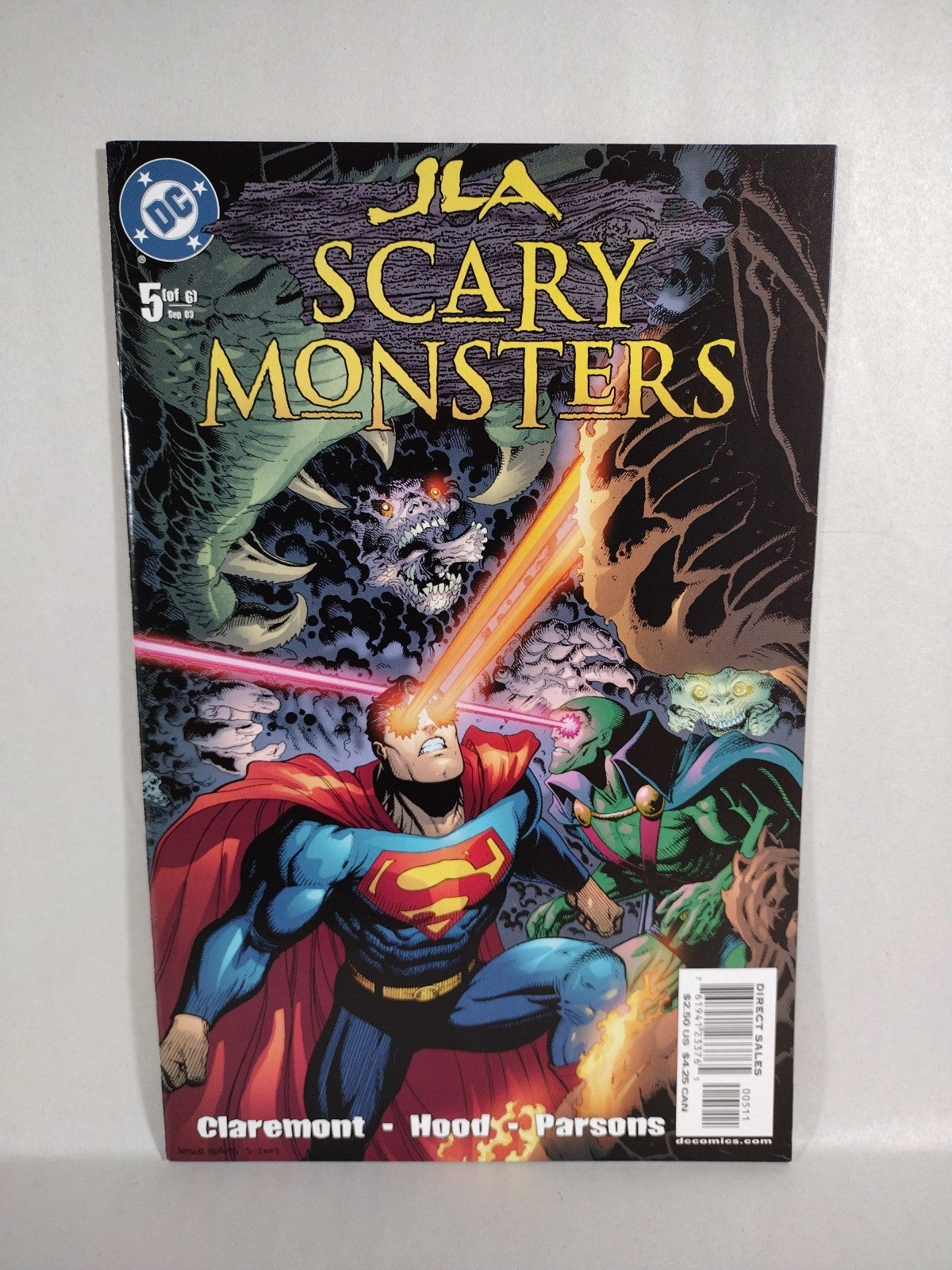 JLA Scary Monsters (2003) Complete DC Comic Set #1-6 Art Adams Covers Claremont