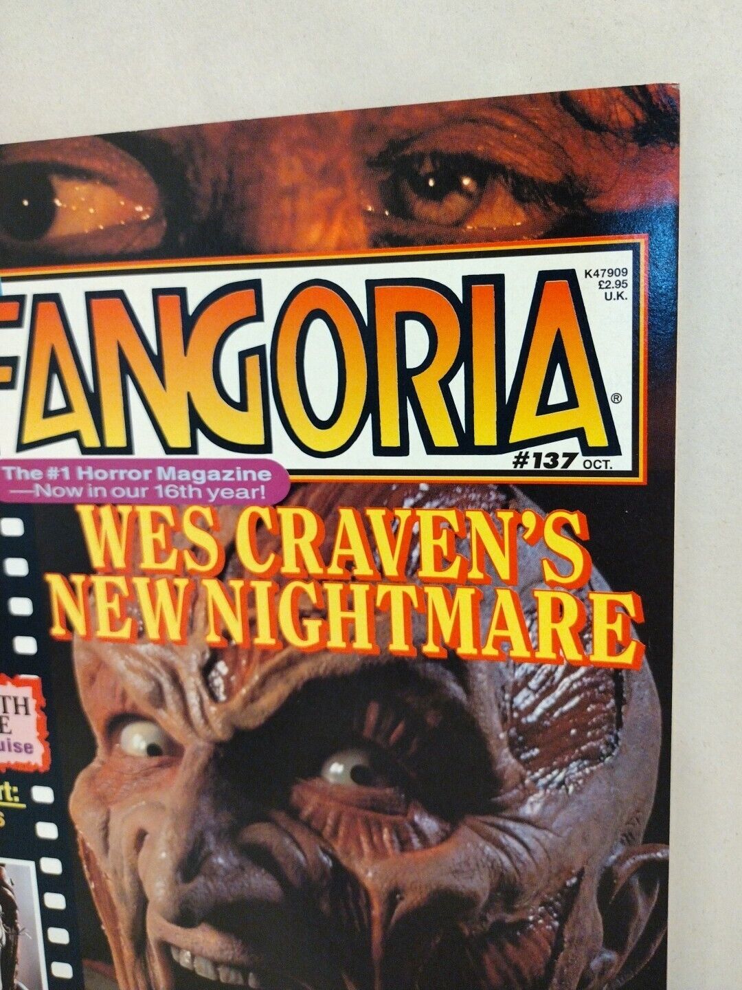 FANGORIA Magazine #137 (1994) New Nightmare Frankenstein Ed Wood Dellamorte 