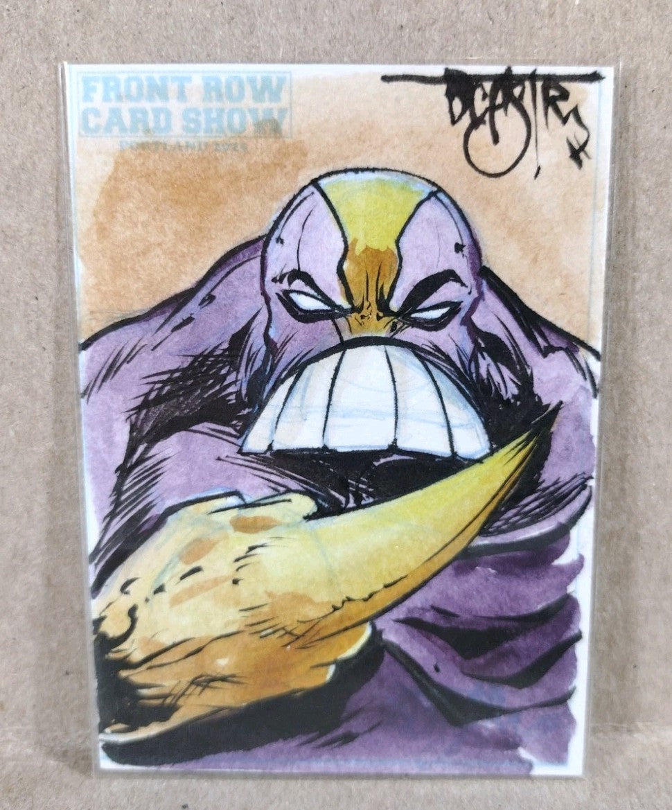 DCastr (2025) Front Row Card Show Exclusive Sketch Card W Original The Maxx Art