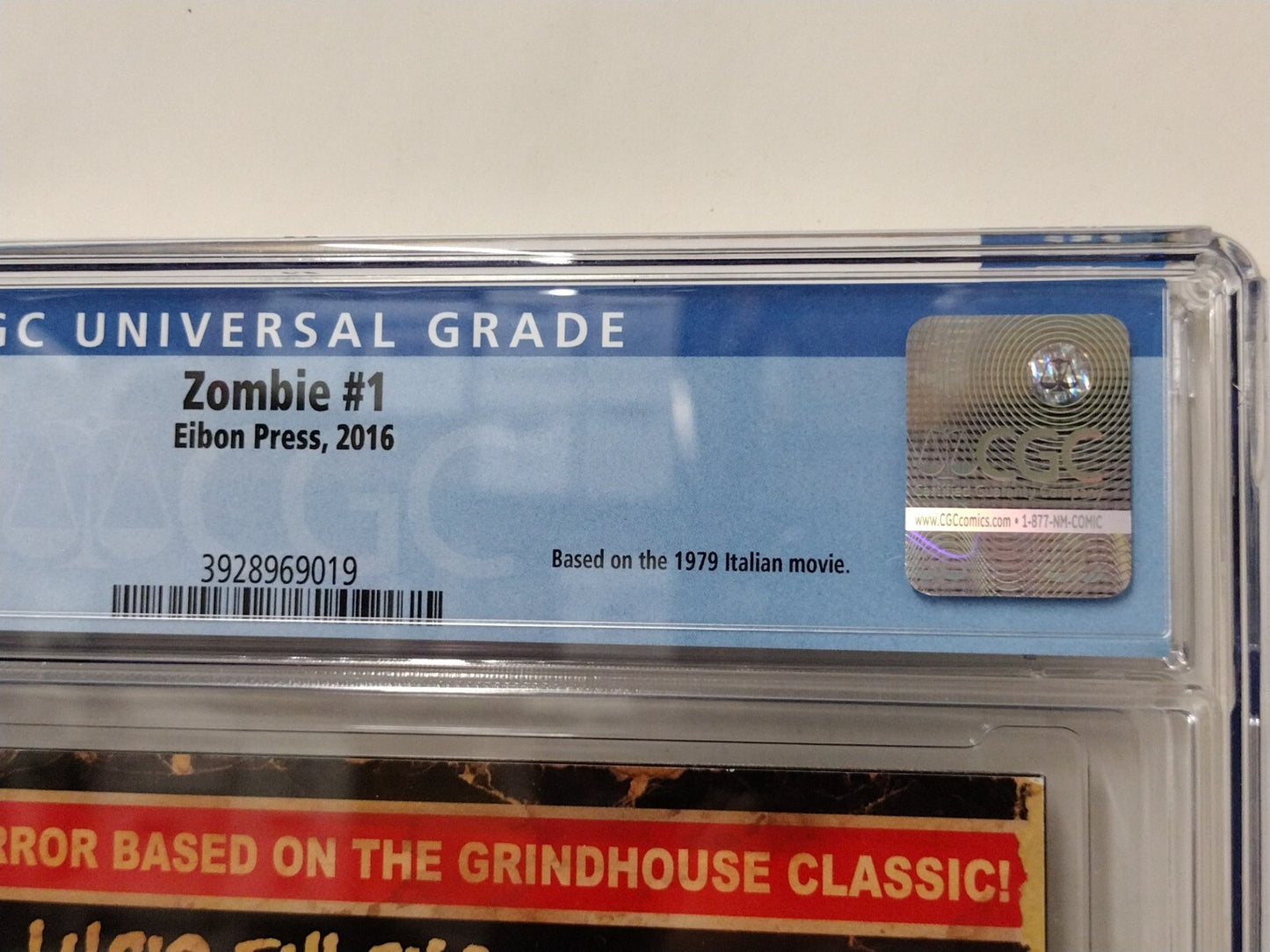 Lucio Fulci ZOMIBIE #1 (2016) Variant Cover Eibon Press Comic CGC 9.8 NM 1:1000