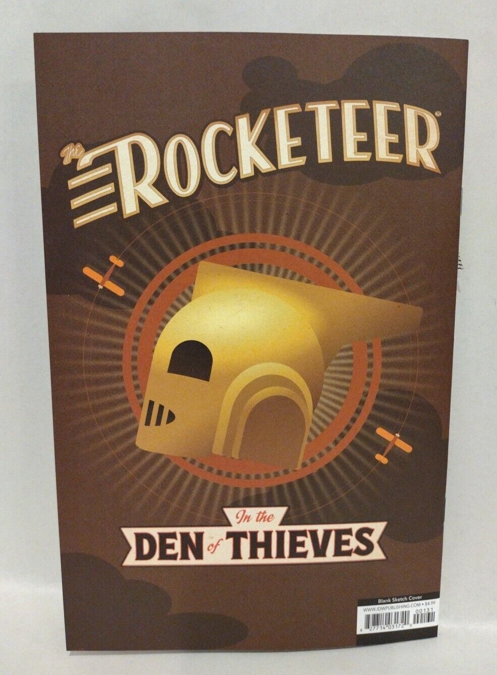 Rocketeer Den of Thieves #1 (2023) IDW Sketch Variant Cover Comic W Original Art