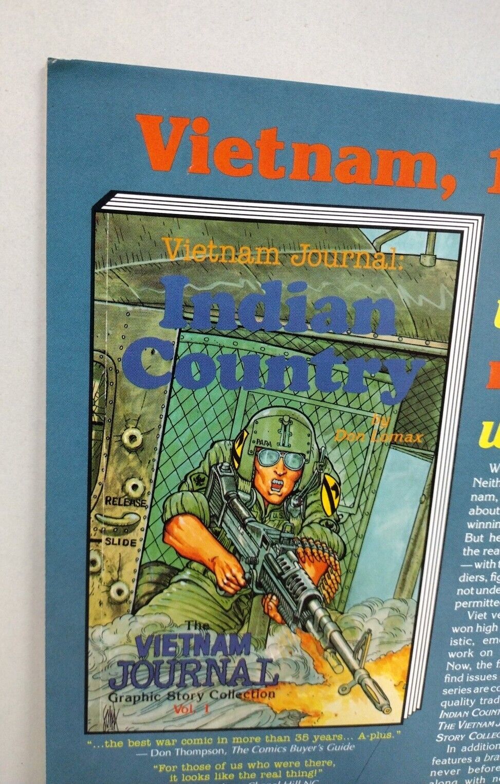 Vietnam Journal (1990) Apple Comics #15 16 Last Issues Don Lomax VF-NM