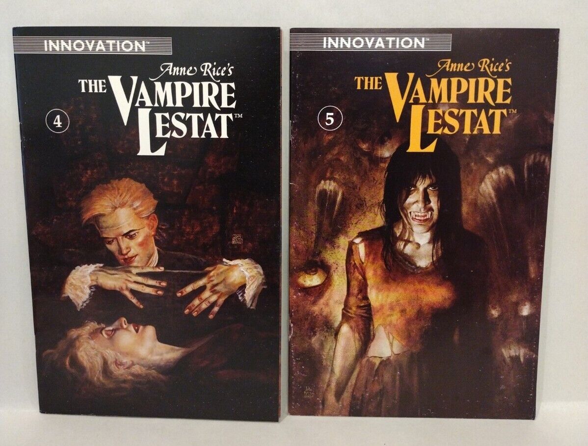 Anne Rice The Vampire Lestat (1991) Comic Lot #4 5 Innovation Okamoto Gross