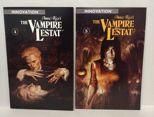 Anne Rice The Vampire Lestat (1991) Comic Lot #4 5 Innovation Okamoto Gross