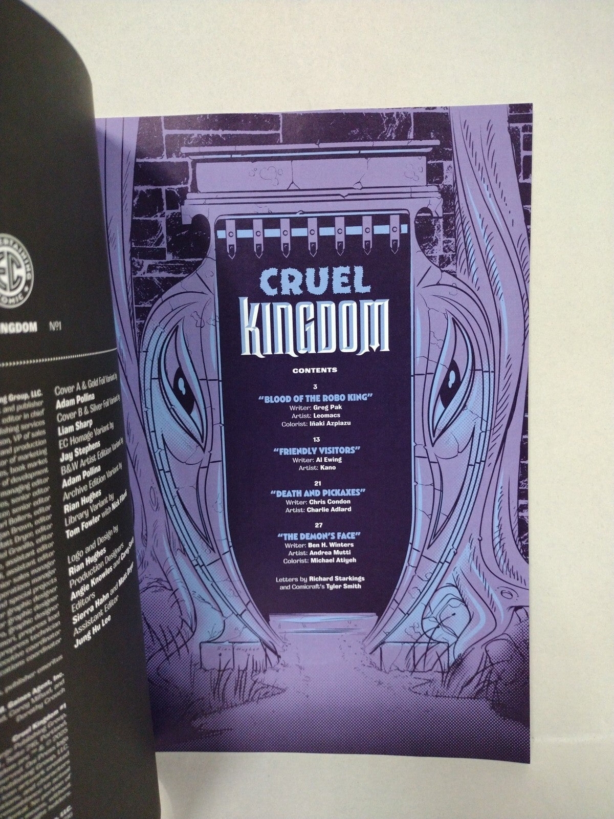 Cruel Kingdom #1 (2024) Oni EC Comic Sketch Cover Variant W Original DCastr Art