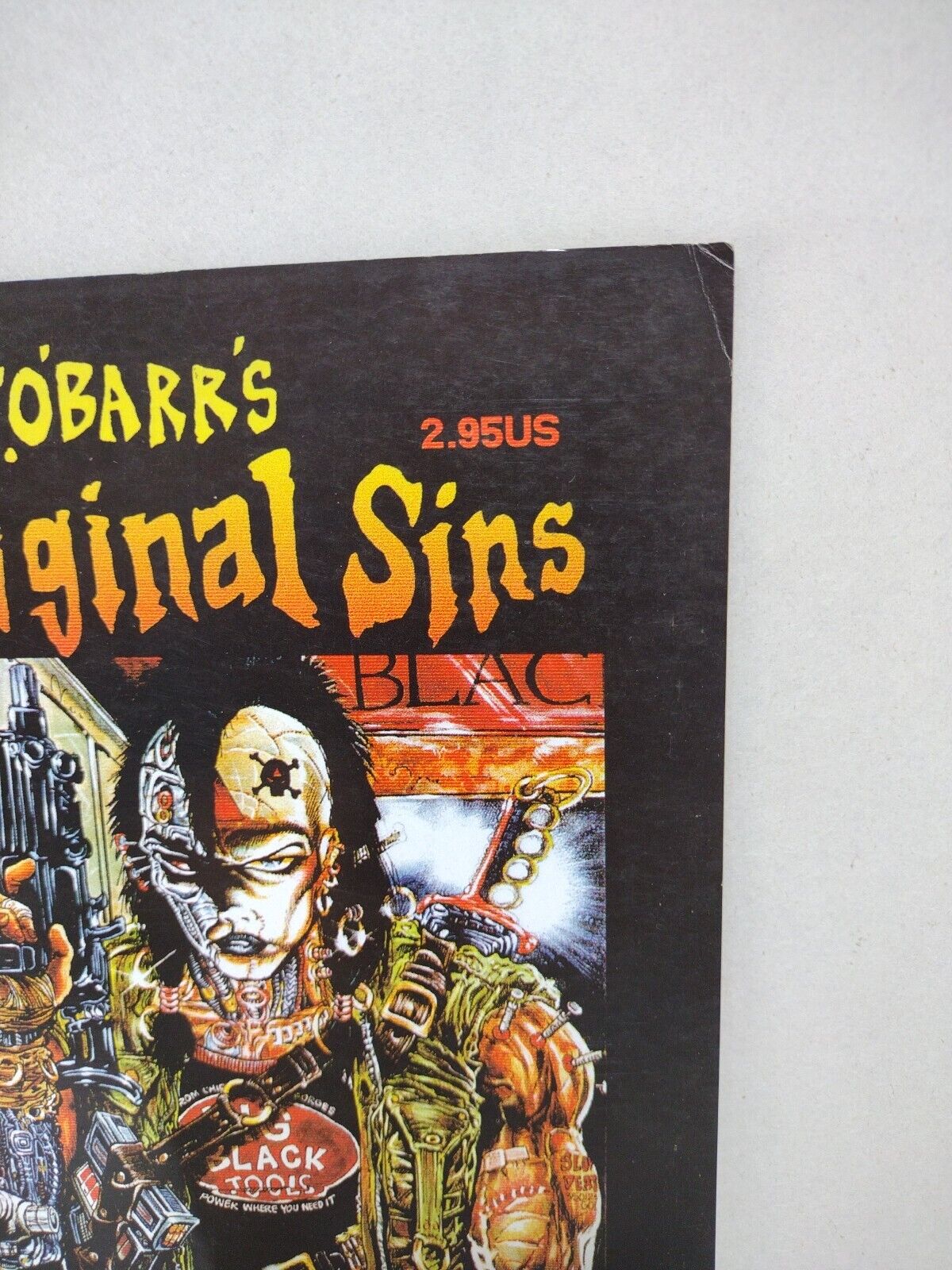 James O'Barr Original Sins #1 (1999) ACG Comic Signed Crow Pin-Up Gallery FN