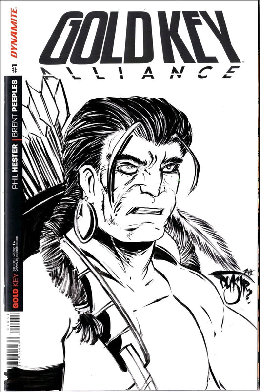 Gold Key Alliance 1 (2016) Dynamite Comic Sketch Cover Var W DCastr Original Art