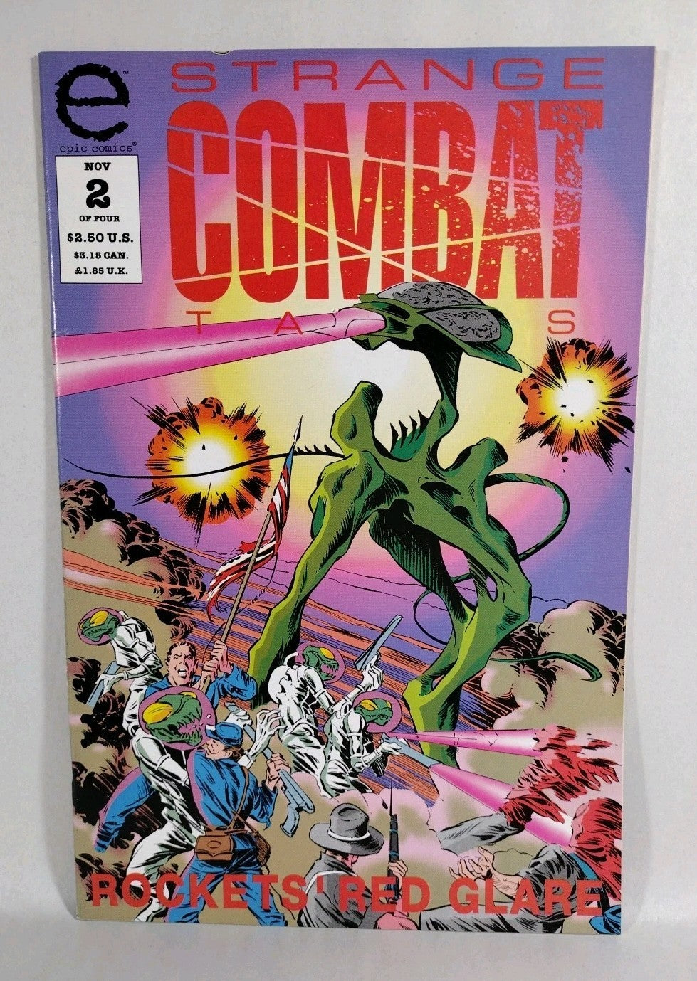Strange Combat Tales (1993) Complete Epic Comic Set #1 2 3 4 Mature Theme