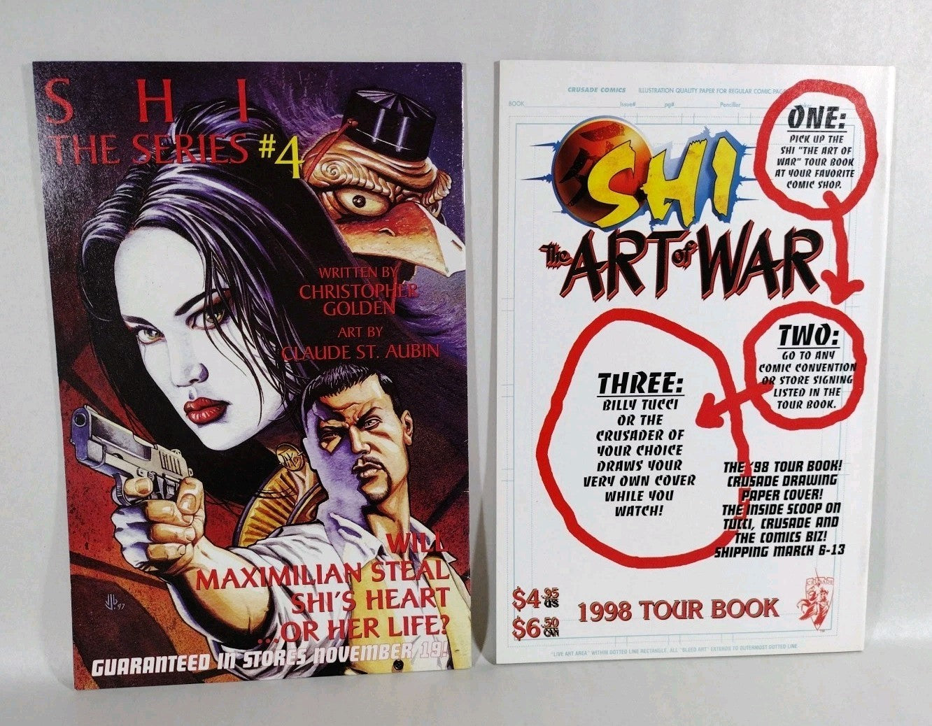 Shi (1997) The Series 1-13 Manga 2000 1-3 1/2 Heaven & Earth 1-4 Grifter 1-2