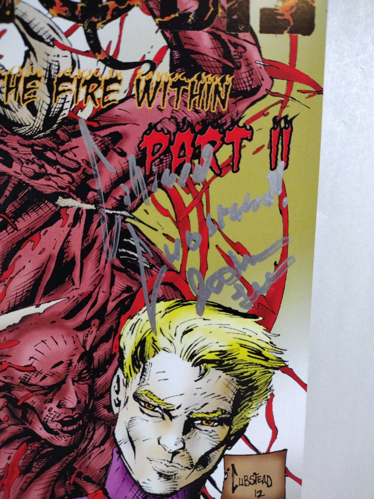 Dirge Of Viqdis #2 (2013) Valkyrie Comic Fire Within 3X Signed Josh Lee Cubstead