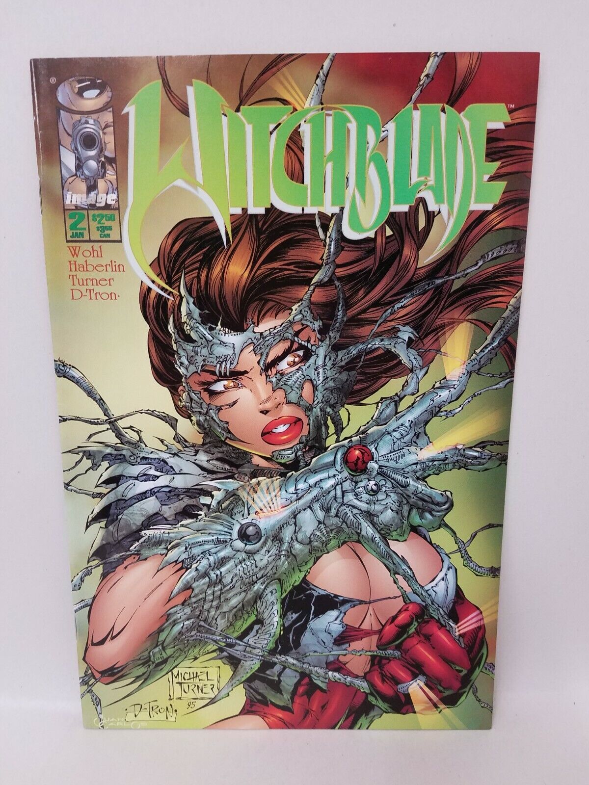 Witchblade #2 (1996) Top Cow Image Comic Michael Turner Good Girl Art