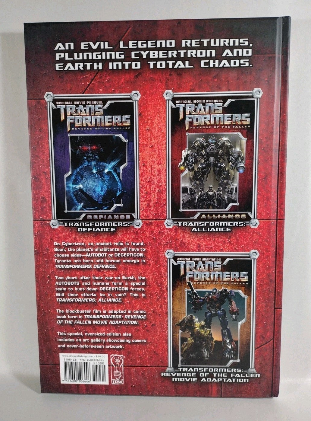 Transformers Movie Collection Vol 1 & 2 (2010) Complete IDW HC Set New