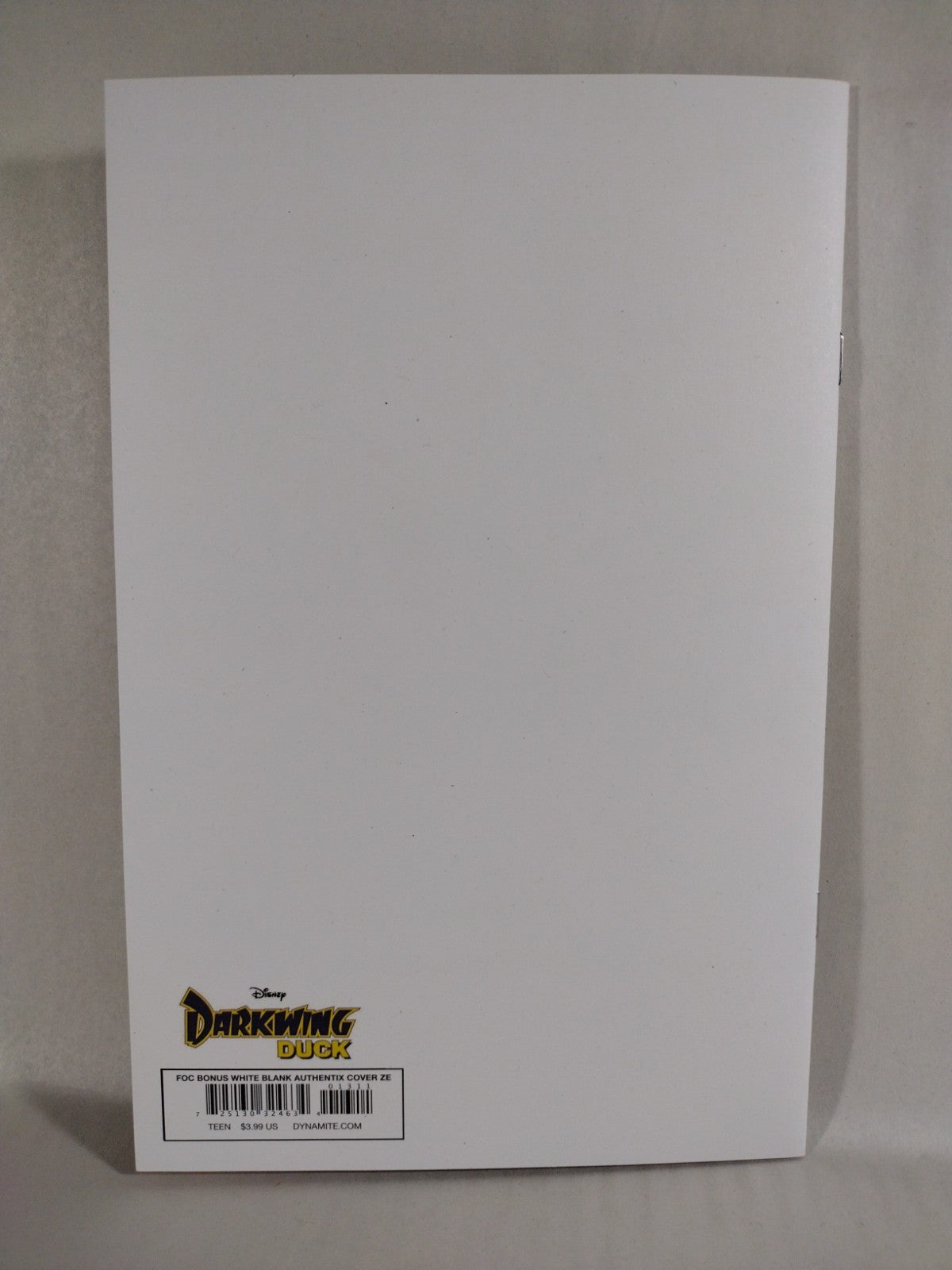 Darkwing Duck #1 (2023) Dynamite Blank Sketch Cover ZE Variant Comic NM
