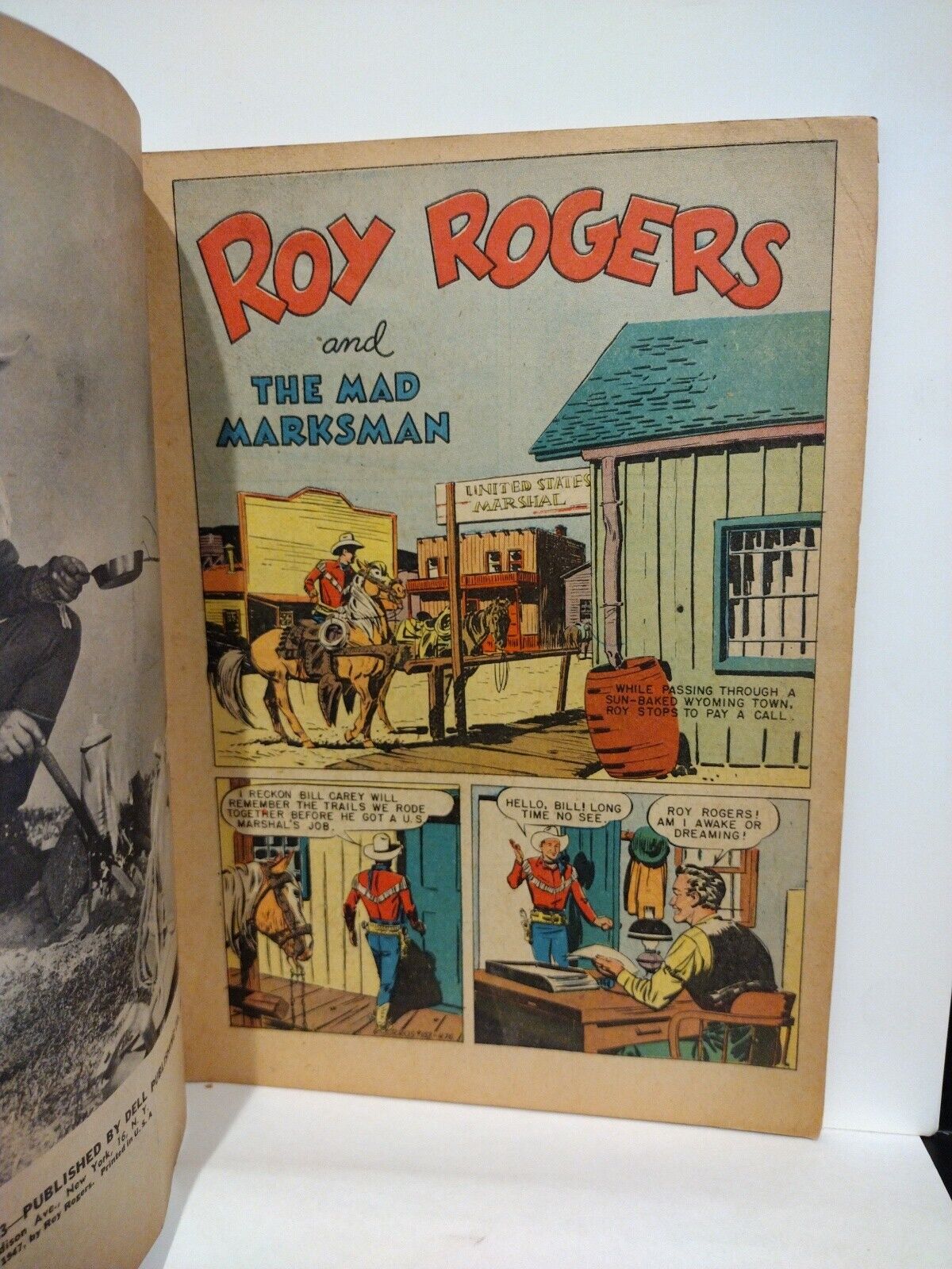 Dell Four Color #153 Roy Rogers (1947) Golden Age Western Comic 