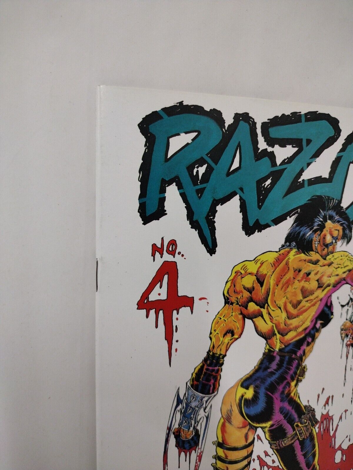 Razor #4 (1993) Fathom Press London Night 1st Ratsbane Tim Vigil Cover Art NM