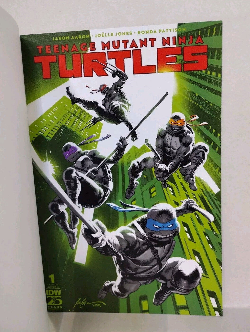 Teenage Mutant Ninja Turtles #1 (2024) IDW Sketch Cover Variant W Original Art