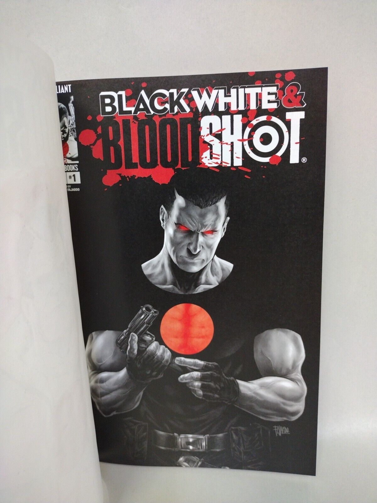 Black White & Bloodshot #1 Valiant Alien Comic Sketch Var W Original DCastr Art