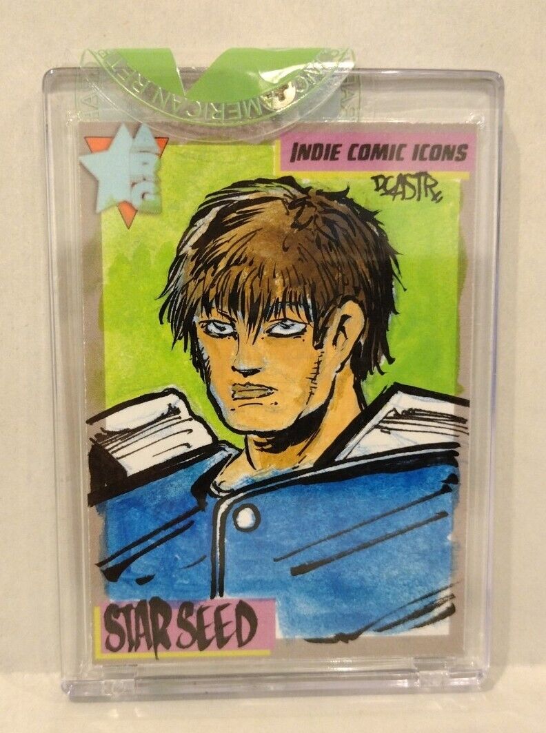 Indie Comic Icons (2023) ARG Sketch Card w Original Starseed Broadway Art DCastr