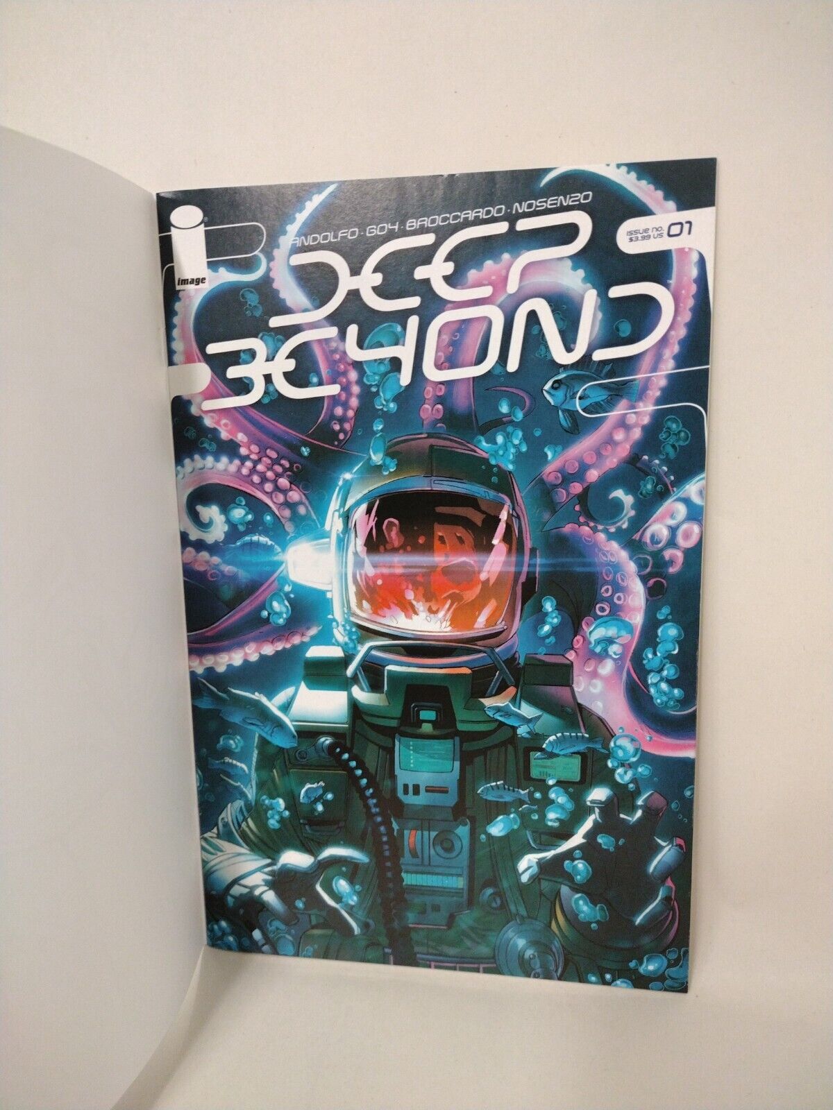 Deep Beyond #1 (2021) Blank Cover Image Comic W Original Dave Castr Art ARG COA