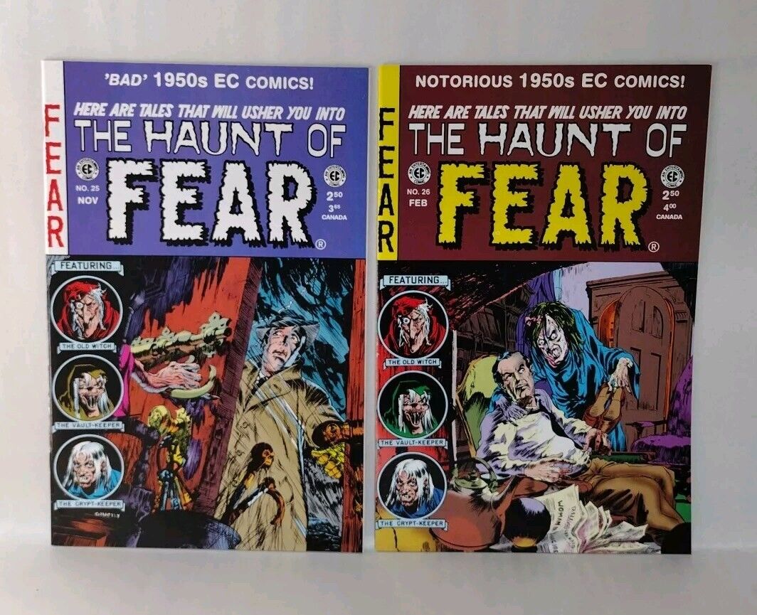 Haunt Of Fear Complete Russ Cochran 1992 Reprint Pre-Code Horror Comic Set #1-28