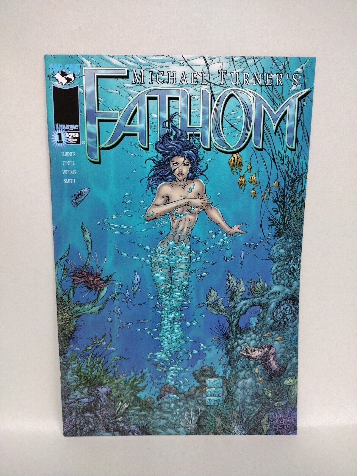 Michael Turner's Fathom #1 (1999) Image Top Cow Comic Cover A B C Variant Set