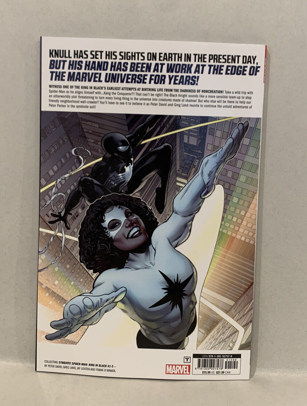 Symbiote Spider-Man: King in Black by Peter David 2021 Trade Paperback ( New)