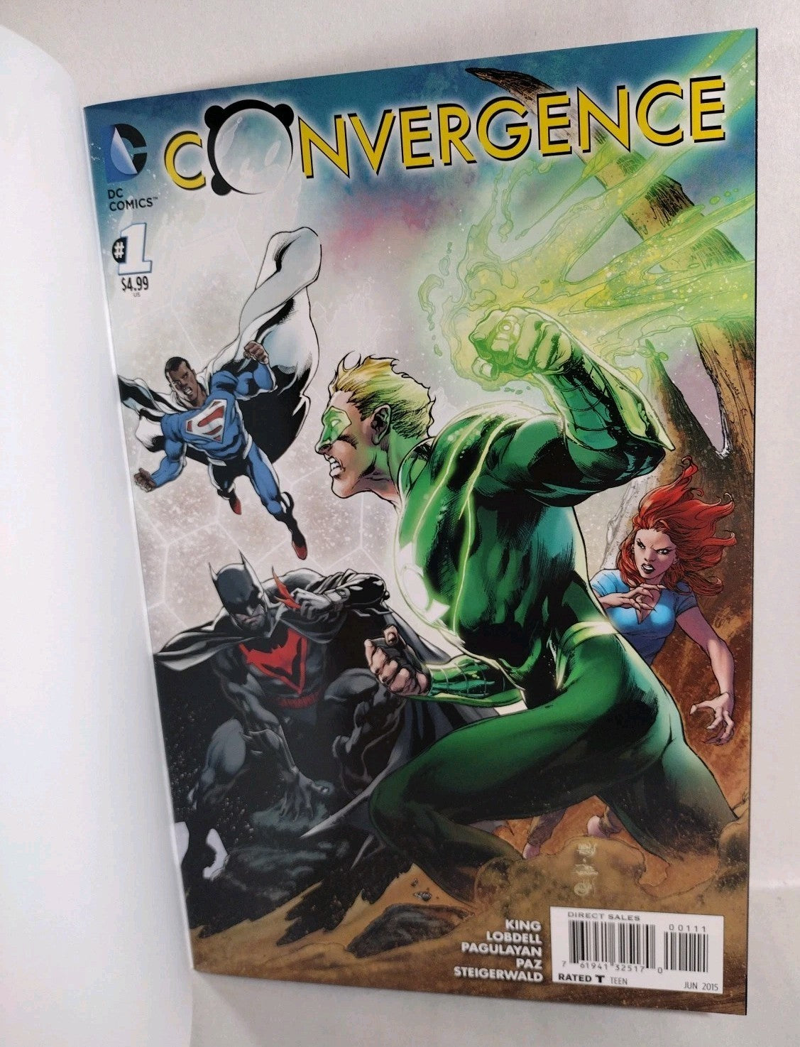 Convergence #1 (2015) DC Comic Blank Sketch Cover Variant NM