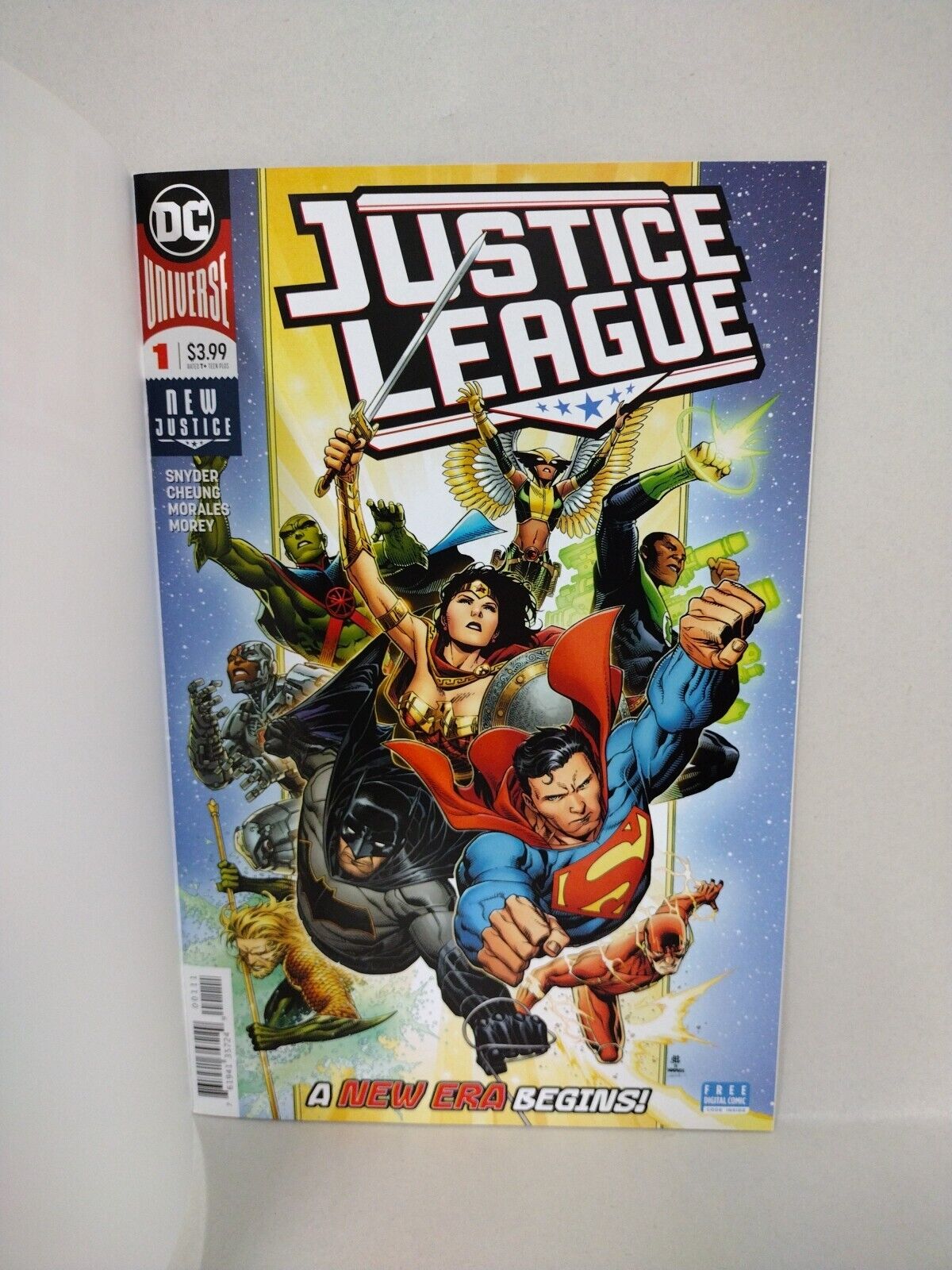 Justice League #1 (2018) DC Comic Blank Sketch Variant Cover NM