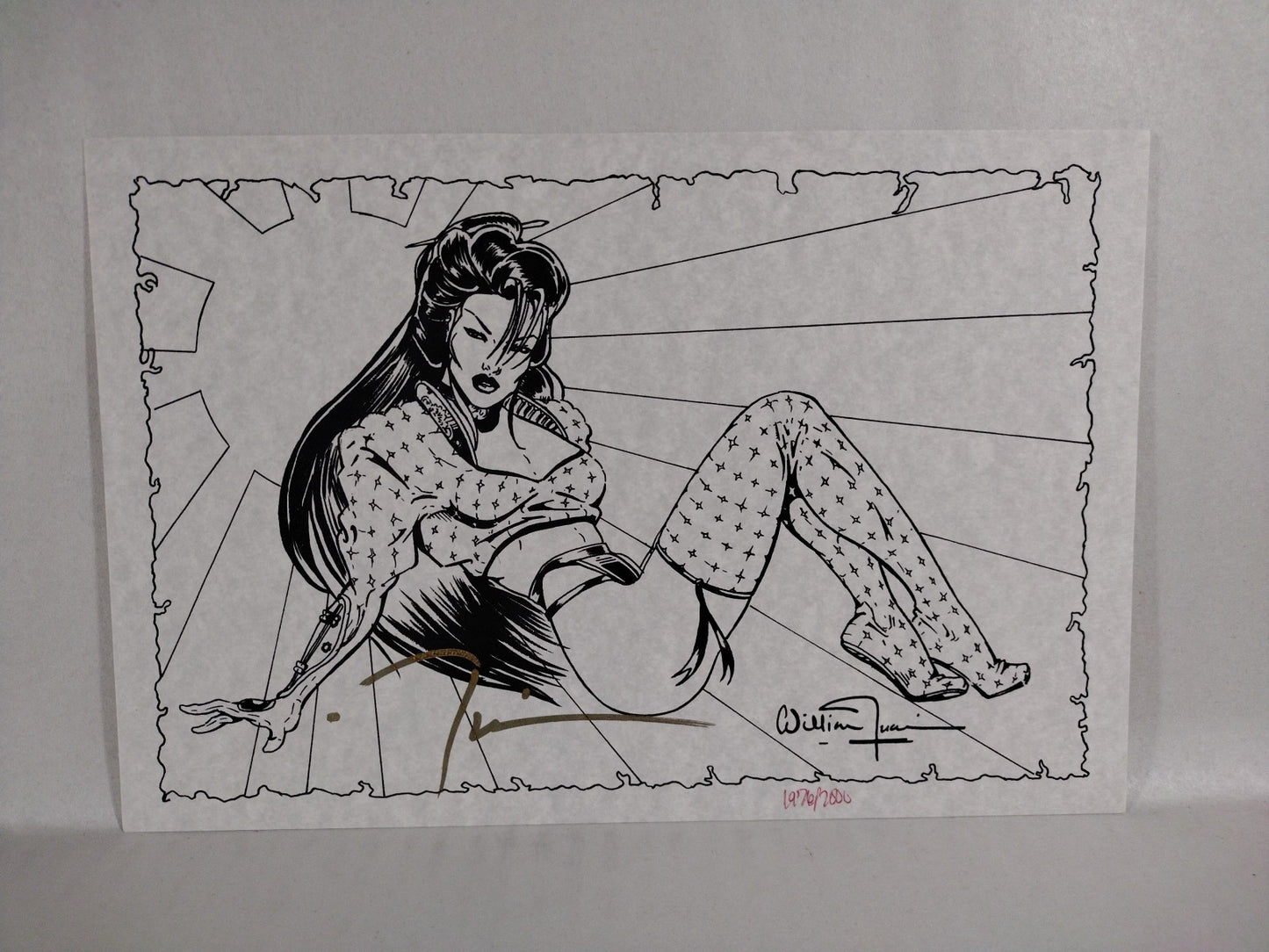 Shi Way Of The Warrior 1995 Crusade Comic Signed Lot 1 2 3 4 5 6 7 Set W Prints