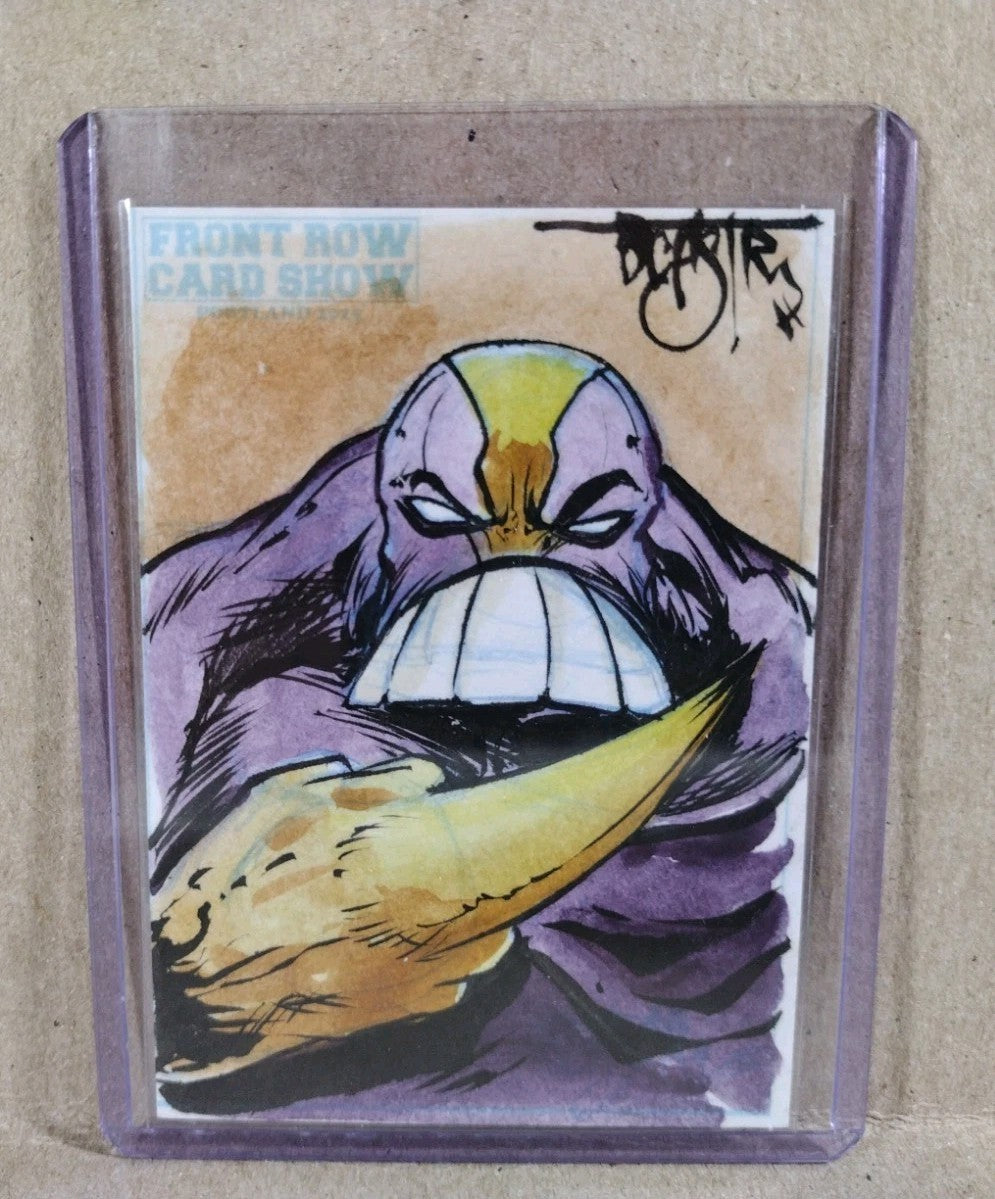 DCastr (2025) Front Row Card Show Exclusive Sketch Card W Original The Maxx Art