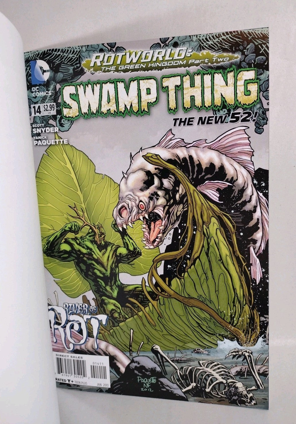 SWAMP THING #14 (2011) DC Comic Blank Sketch Variant Cover Rotworld New NM