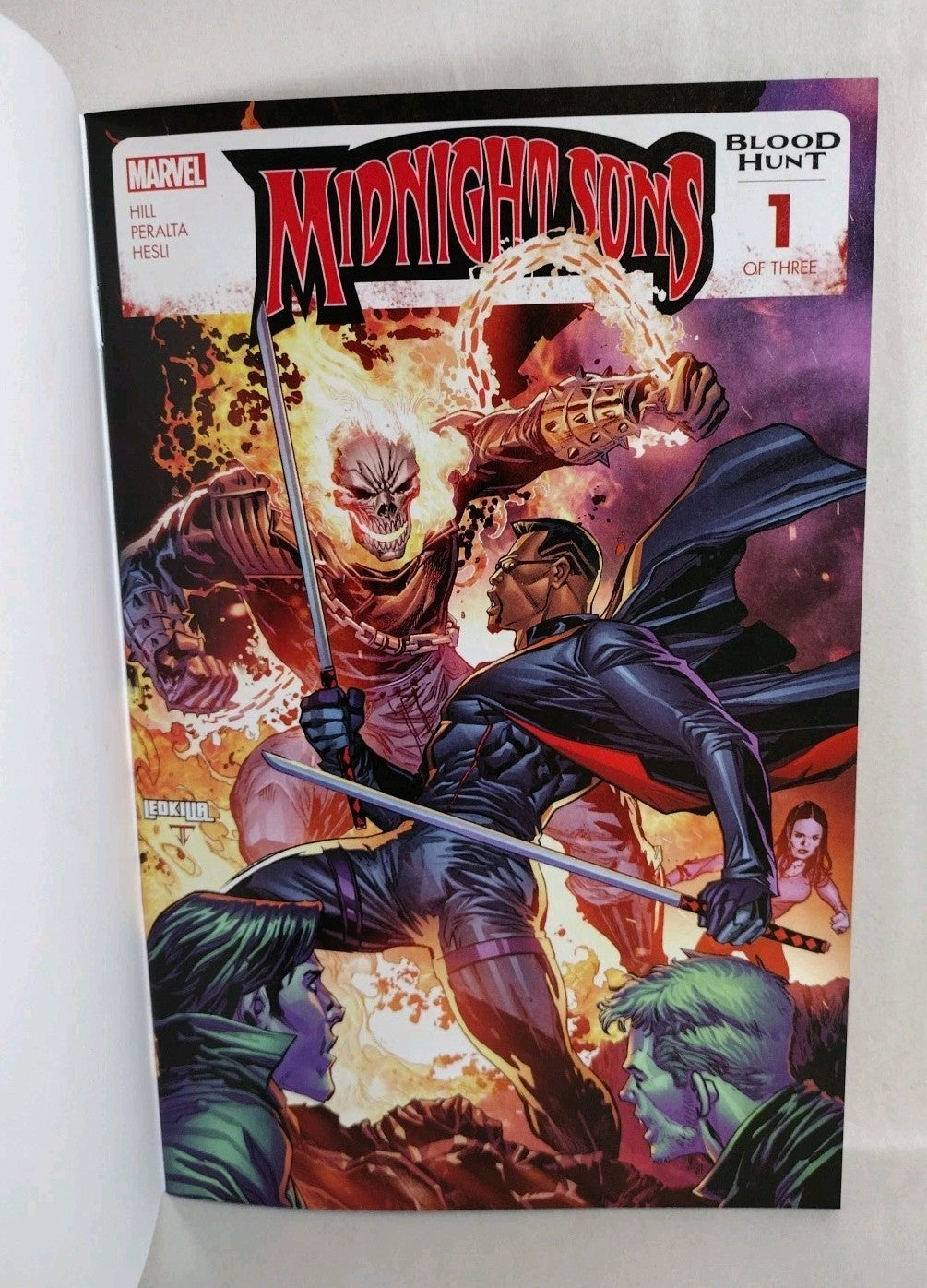 Midnight Sons Blood Hunt #1 Marvel Red Sketch Variant W Original DCastr Art