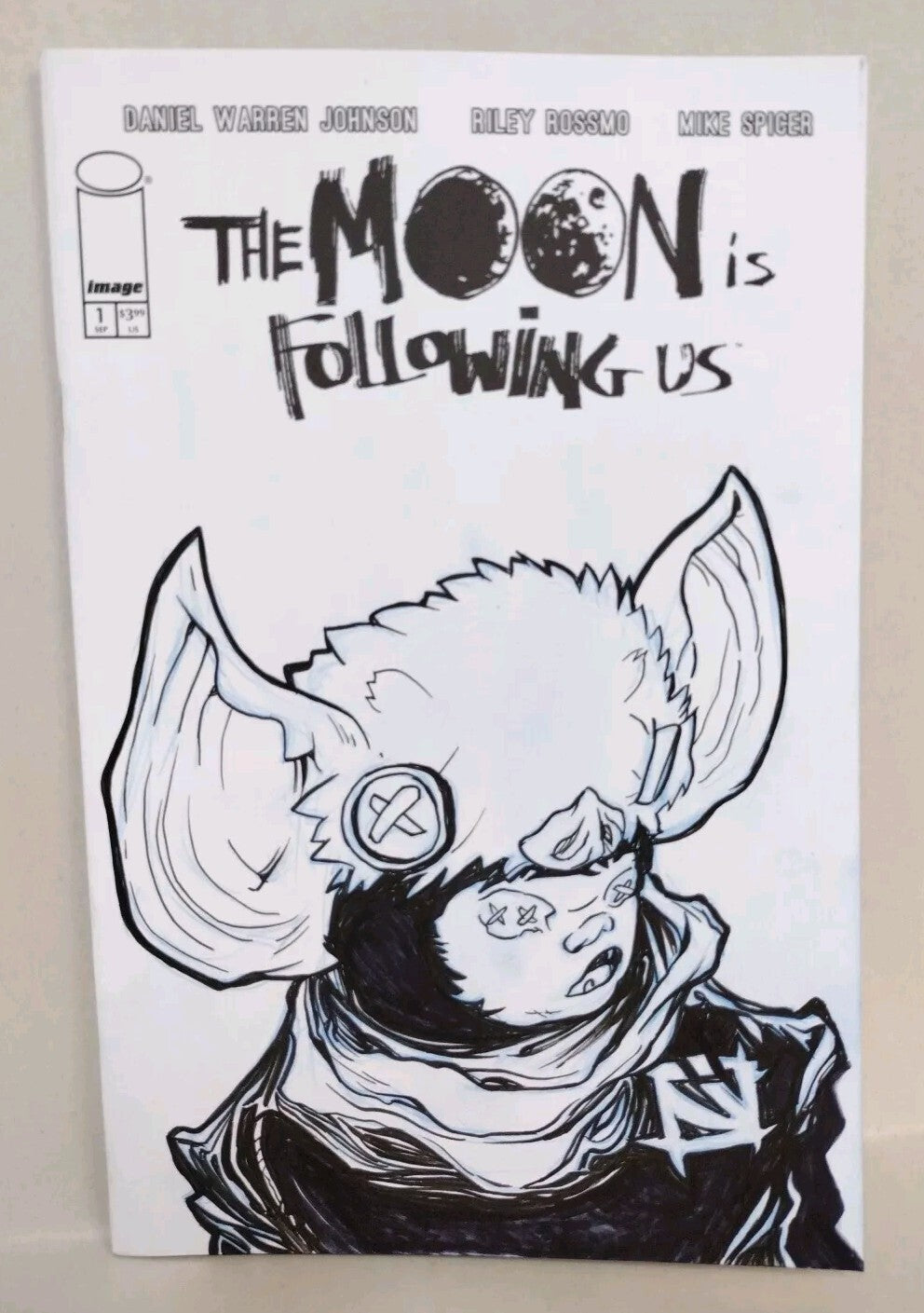 The Moon Is Following Us #1 (2024) Image Comics Sketch Cover Var W Original Art