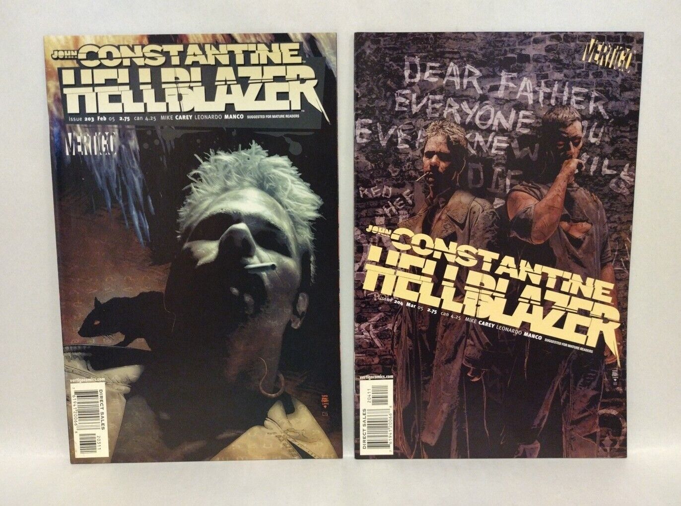 Hellblazer John Constantine (2003) DC Vertigo Comic Lot Set #182-204 VF-NM