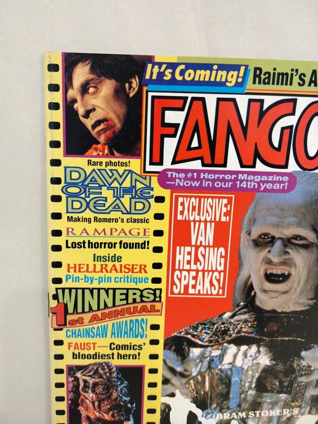 FANGORIA Magazine 119 (1992) Dracula Dawn Of The Dead Faust Signed Joe Tim Vigil