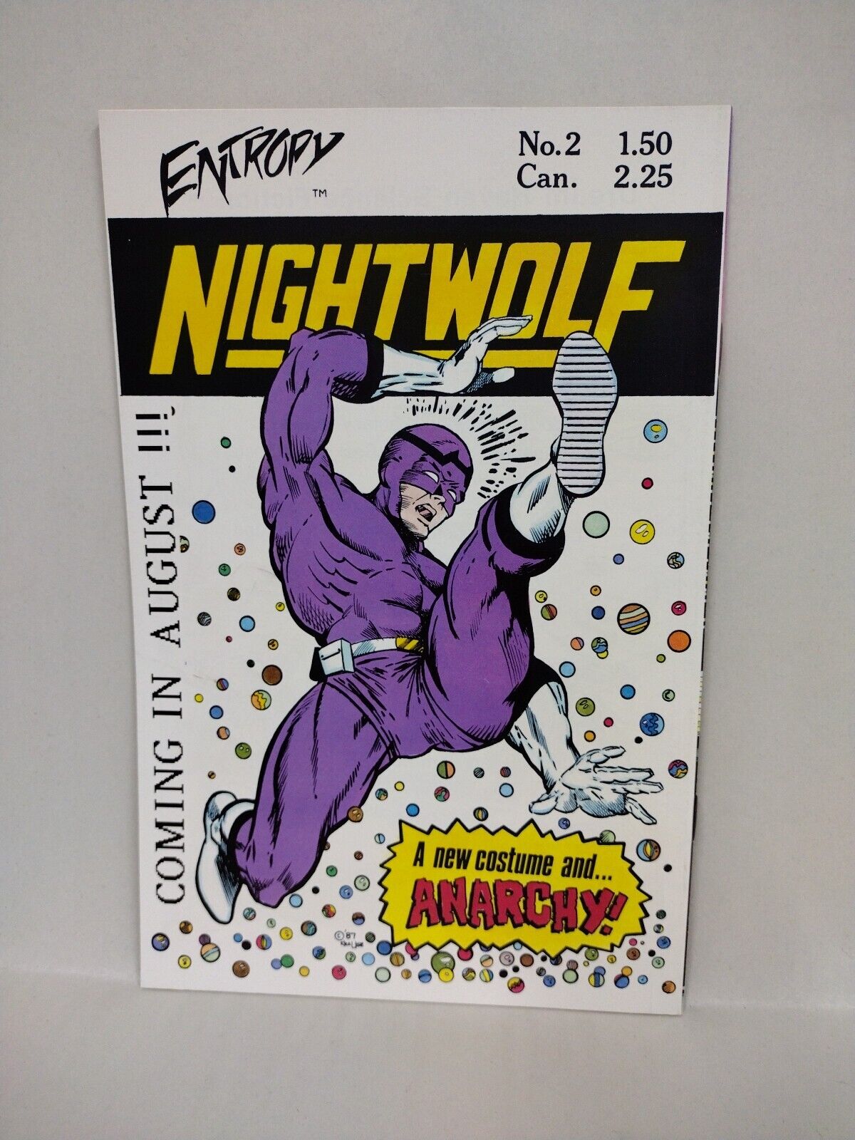 Entropy Tales (1986) Complete Comic Set #1 2 3 4 1st Appearance Night Wolf + #1