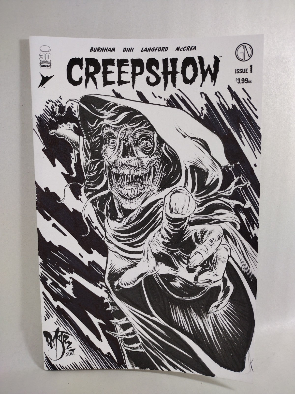 Creepshow #1 (2022) Image Comic Sketch Cover Variant W Original Dave Castr Art