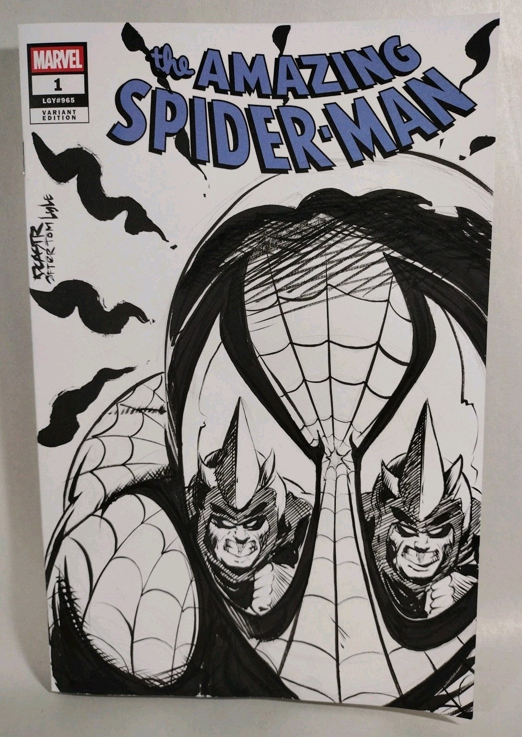 Amazing Spider-Man #1 (2025) Sketch Variant Cover Comic W Original Dcastr Art
