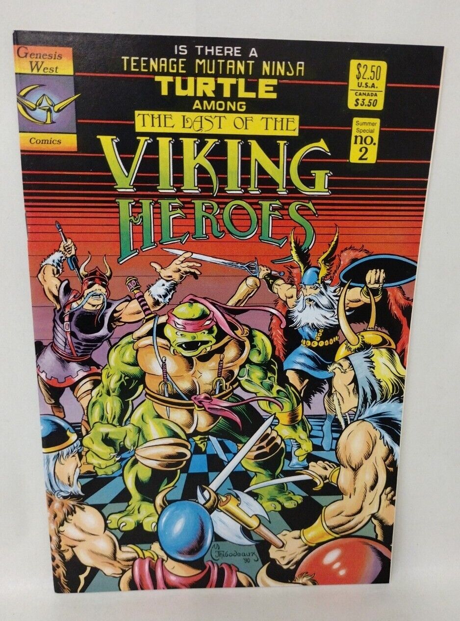 Last Of The Viking Heroes #2 (1990) Genesis West TMNT Alternate Origin VF-NM